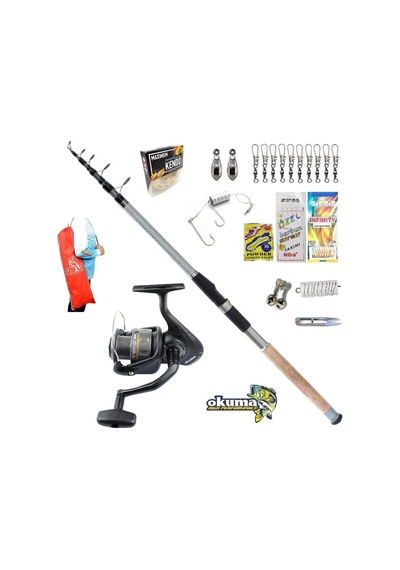 Revenger Rv-40 Remixon Carbo-x 240cm 60-120gr Kıyı Tele Spin Olta Takımı Seti