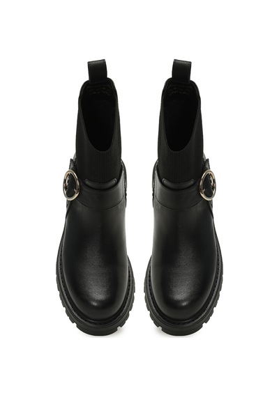 Nine West Unıma 5pr Siyah Kadın Düz Bot 000000000102034142 Siyah