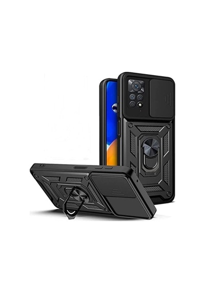 Apsuwa Xiaomi Redmi Note 12 Pro 4g Kılıf Kamera Korumalı Sürgülü Yüzüklü Pars