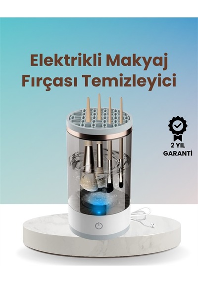Usb Şarjlı Derin Temizlik Makyaj Fırçası Yıkama Makinesi - Lisinya