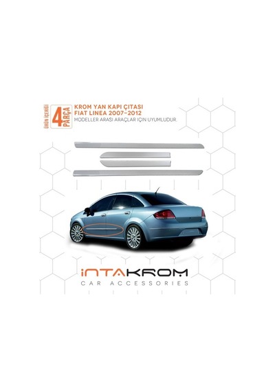 Fiat Linea 2005-2012 Krom Yan Kapı Çıtası