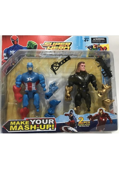 Super Hero Mashers Özel Figür Oyuncak 2'li