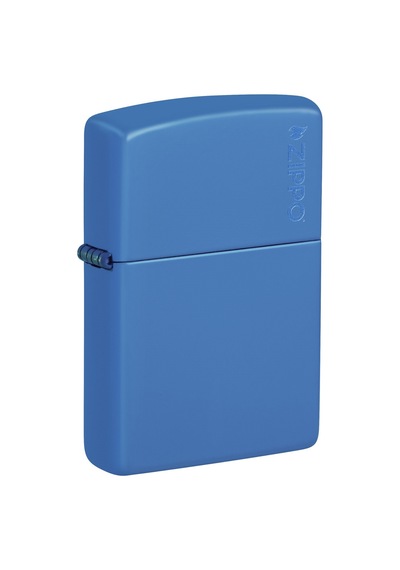 Zippo 48628 Sky Blue Logo Çakmak - 48628ZL-103374