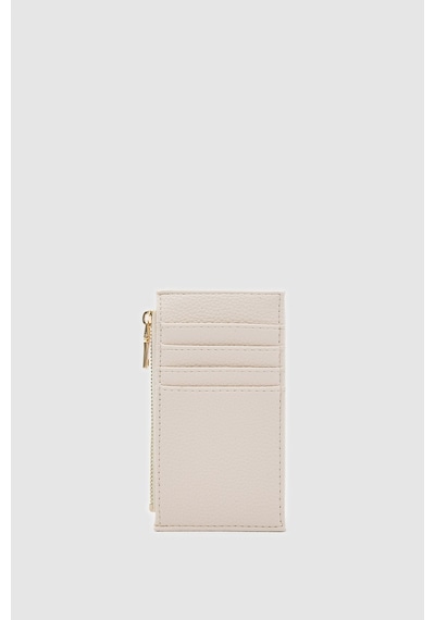 Shule Bags Linn Dokulu Kadın Kartlık Krem