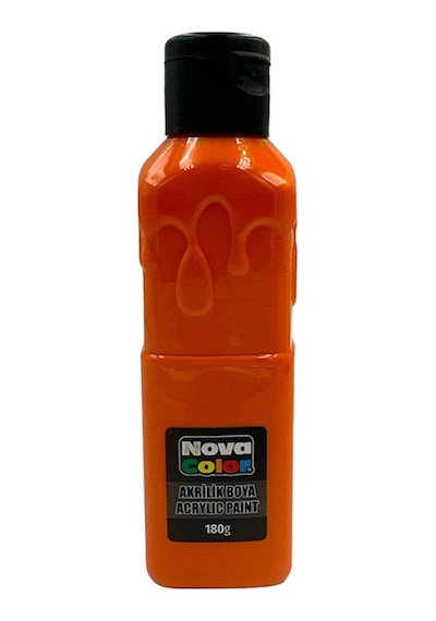 Nova Color Akrilik 180 Gr Turuncu Çok Renkli
