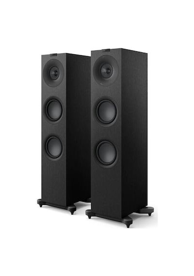 Kef Q7 Meta Kule Tipi Hoparlör Çift Saten Siyah