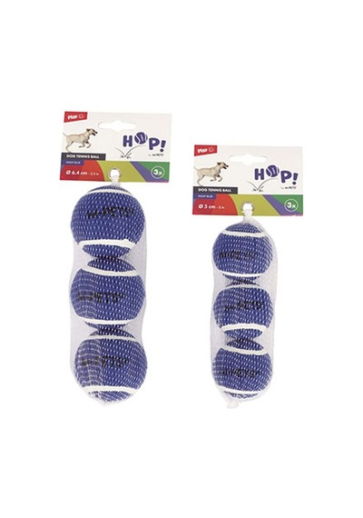 M-pets Hop Tenis Topu Köpek Oyuncağı Mavi 3lü 5 Cm 244-50053.01