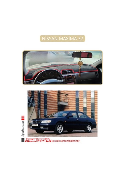 Nissan Maxima 32torpido Koruma Halısı Bej Kenar