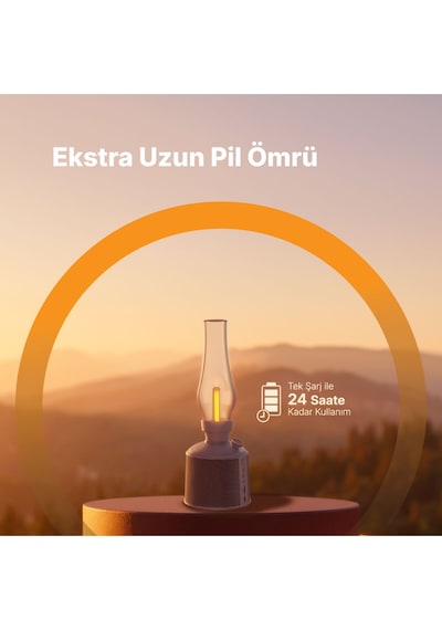 Ttec 2BH16 Nostalglo LED Fenerli Taşınabilir Kablosuz Bluetooth Hoparlör
