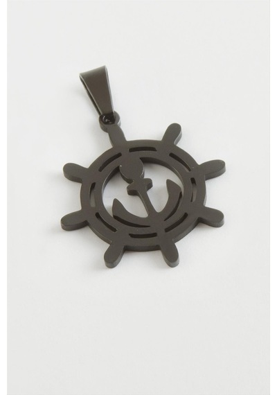 Çapa - 482 - Çelik Kolye Ucu - Novapazr - 2,5 Cm-siyah Çok renkli