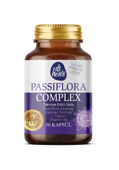Passıflora Complex Passıflora, Valerıan, L-teanın Ve Vıtamın B6 30 Kapsül