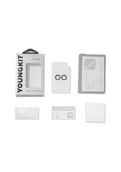 Apple Uyumlu iPhone Duo Youngkit Alloy  Parlama Önleyici Kamera Lens Koruyucu Aparatlı Şeffaf