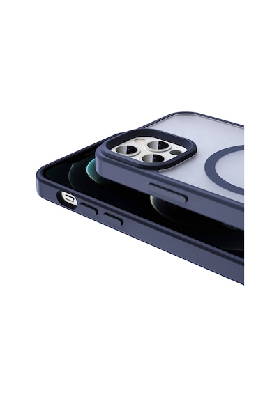 Apple Uyumlu iPhone 12 Pro Kılıf M-safe Şarj Özellikli Mat Arka Yüzey Zore Sio Kapak Light Green