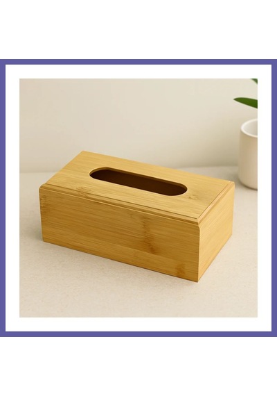 Bezos Ahşap Bambu Peçetelik 11.6x22.8 Cm Nıda