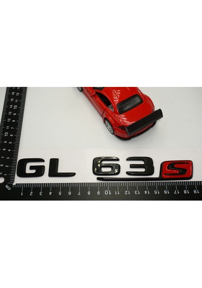 GL63S Bagaj Parlak Siyah ABS 3M 3D Yazı Logo
