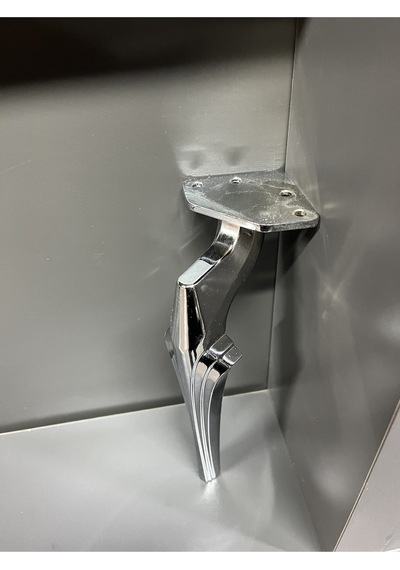 Zeus Metal Ayak 16 Cm Krom Koltuk Sehpa Tv Ünite Komidin Puf Şifonyer Modern Mobilya