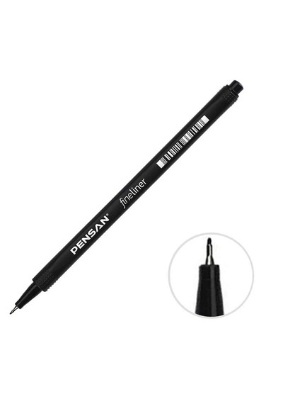 Pensan Fineliner Keçe Uç Kalem Siyah