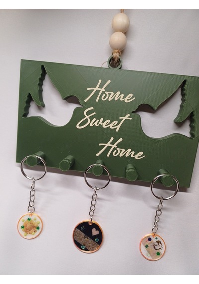 Buradabulabilirsin Home Sweet Home Yazılı Duvar Anahtarlığı Dekoratif Anahtar Askısı Bbz Standart