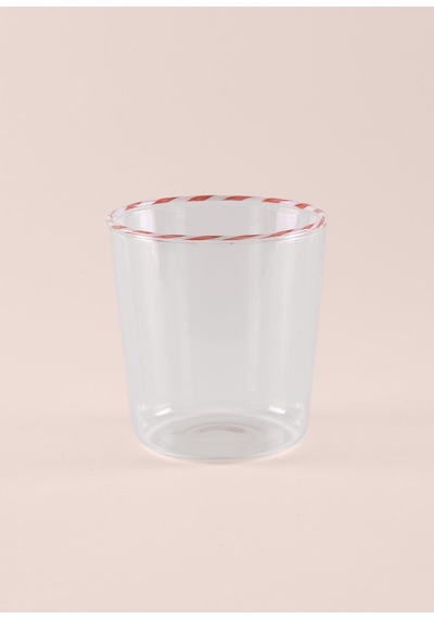 The Mia Borosilikat Su Bardağı Kırmızı 320 Ml Brd0130 Çok Renkli
