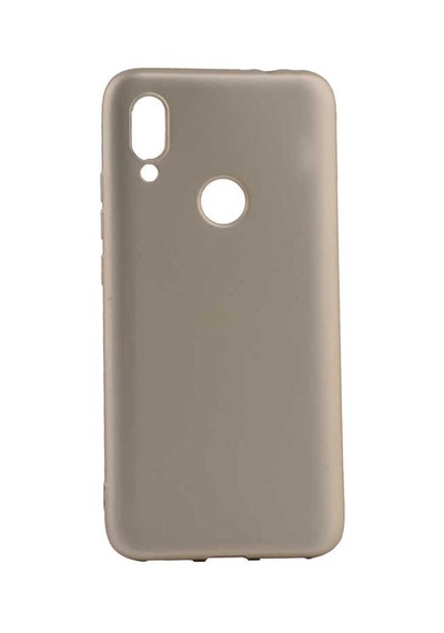 Xiaomi Redmi 7 Kılıf Zore Premier Silikon Kapak Gold