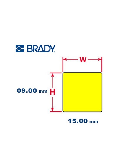 Brady Ptl-67-499-Yl Naylon Bez Etiket M611. Bmp61. Bmp71 Için