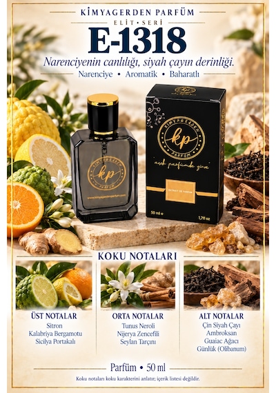 KP E-1318 Erkek Parfüm EDP 50 ML