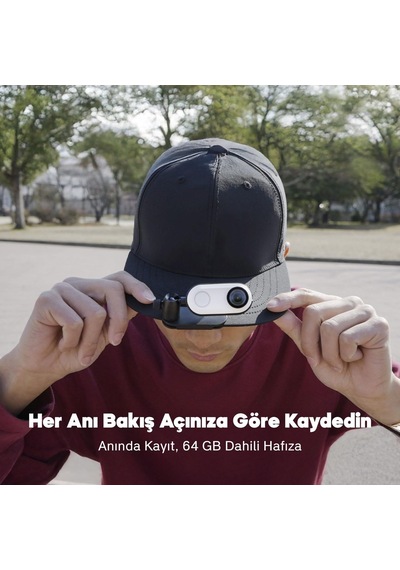Akaso Snapx 4k/60fps 20mp Wi-fi Mini Aksiyon Kamera,taşınabilir Vücut Kamerası, Giyilebilir Video Kaydedici, Su Geç Genel