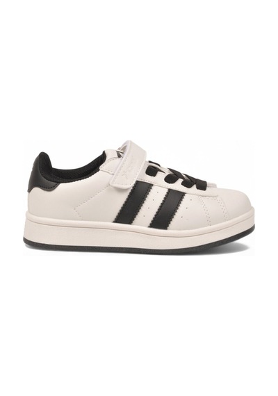 Cool Beyaz-siyah Cırt Bantlı Unisex Çocuk Yürüyüş Ve Spor Ayakkabı Sneaker Coop F Beyaz - Siyah