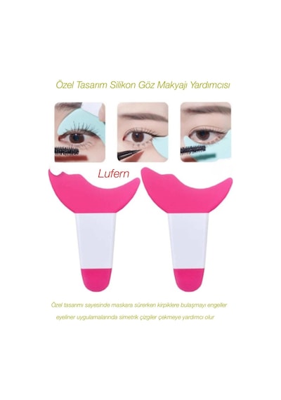 Özel Tasarım Silikon Göz Makyajı Yardımcısı Maskara Eyeliner Kirpik Yüz Maskesi Krem Serum Diğer