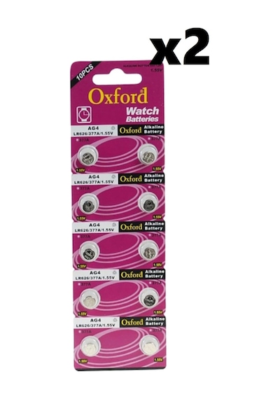 Oxford AG4 LR626 Düğme Pil 10 x 2'li