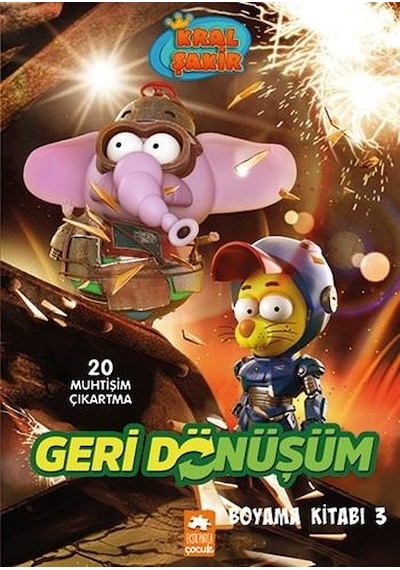 Kral Şakir Geri Dönüşüm Boyama Kitabı - 3- Eksik Parça