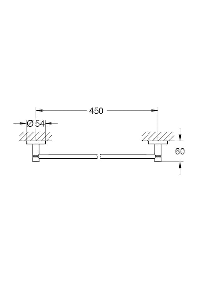 Grohe Start Quickfix Uzun Havluluk 504mm Duş / Banyo Aksesuar Diğer