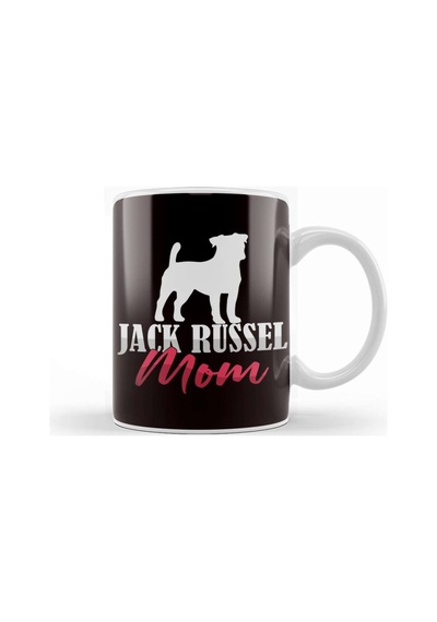 Jack Russel Terrier Mom Puppy Dogs Pet Animal Kupa Bardak Porselen Karışık