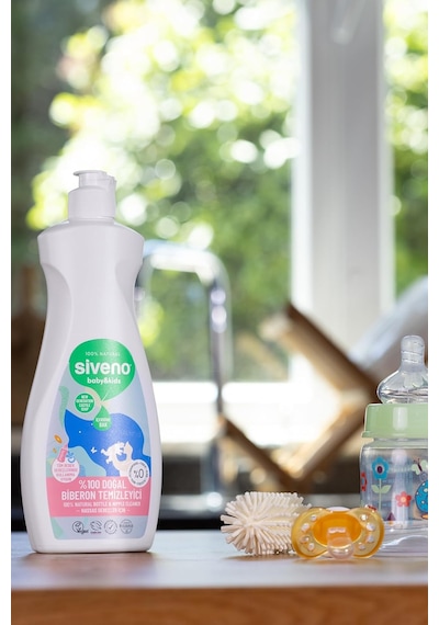 Siveno Baby Doğal Emzik Ve Biberon Temizleyici 500 Ml Çok Renkli