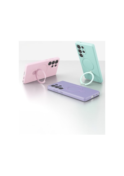 Galaxy S24 Ultra Regal Magsafe Standlı Kapak - Turuncu