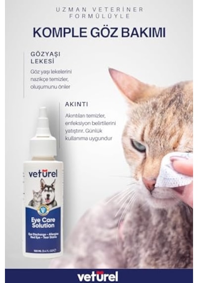 Veturel Göz Bakım Solüsyonu 2x100ml