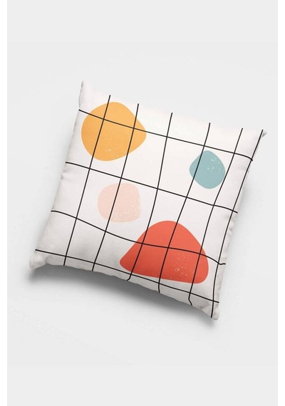 Sarı Modern Çift Taraflı 4'lü Set Kırlent Kılıfı 4kr040n11