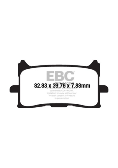 Ebc Fa679hh Honda Afrıca Twın-cb650r- Xadv750 Sınter Ön Fren Balatası