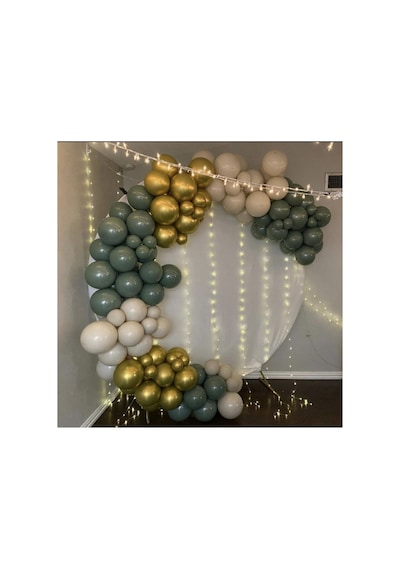 Krom Gold Adaçayı Ve Deniz Kumu Balon Zinciri 100 Adet A