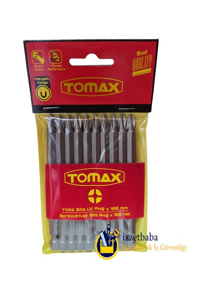 Tomax Ph2 X 100 Mm Bits Uç 10 Adet