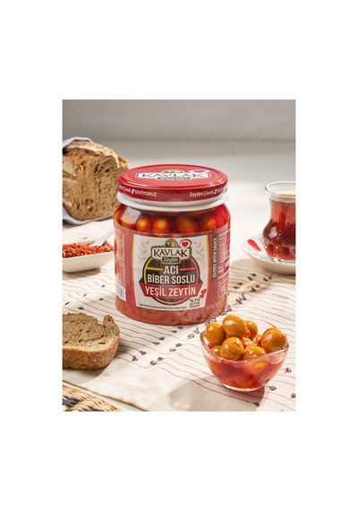 Soslu Kırma Yeşil Zeytin 900 Gr