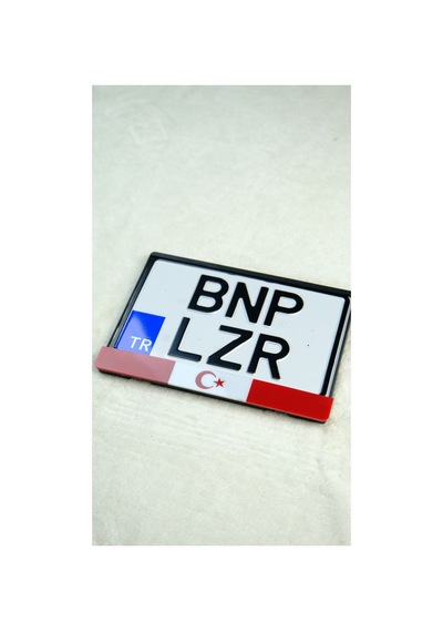 Türk Bayrağı Pleksi Motor Plakalık Uyumlu - 626167431