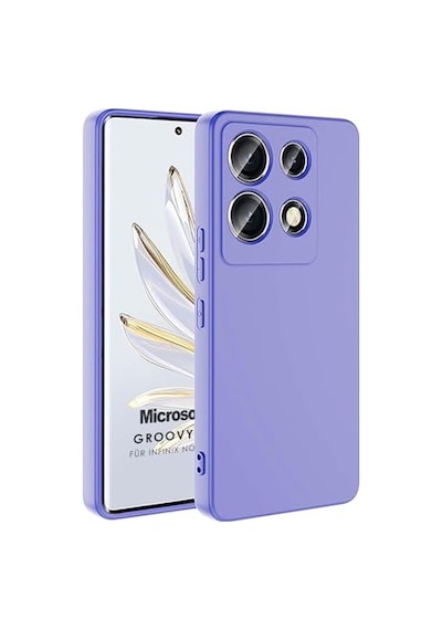 Ayrex Infinix Note 30 Vıp Kılıf Groovy Soft Lila Note 30 Vıp İle Uyumlu Kılıf - Lila Diğer