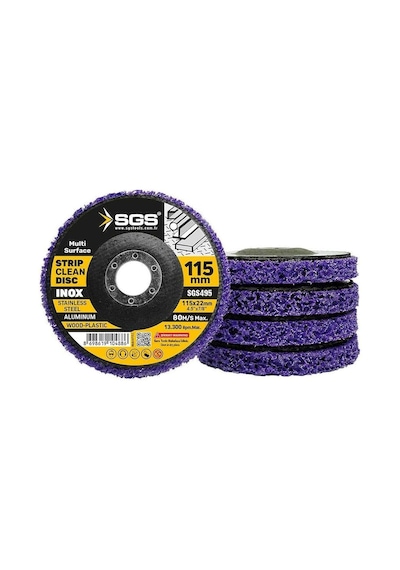 Sgs Çok Amaçlı Parlatma Diski Mor 115mm Sgs495