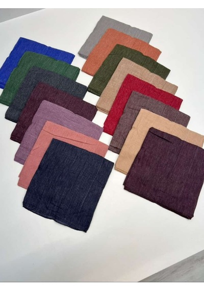 Bilmar Viskon Pamuklu Eşarp 95 X 95 Cm X 5 Adet Çok Renkli