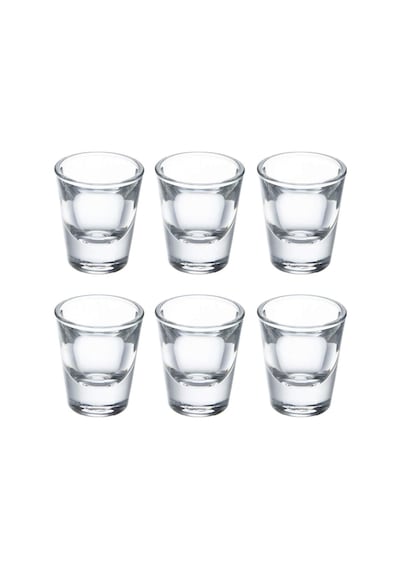 Boston Shot Ve Likör Bardağı Seti, Cam, 45 Cc, 6'li Set, 52144