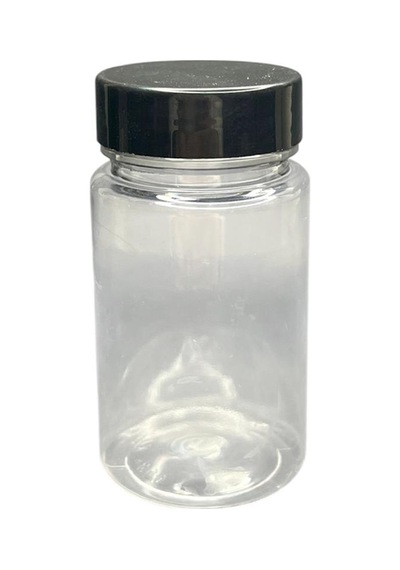 150ml Şeffaf Tablet Şişesi Siyah Kapak, 12 Adet, Tablet Şişesi, Ecza Şişesi, Kozmetik Şişe Diğer