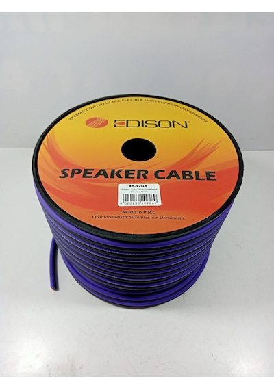 Edison 12ga Bass Ve Hoparlör Kablosu Amfi Kablosu 12ga 5 Metre