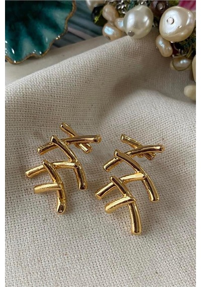 Kadın Özel Tasarım 4 Cm Küpe 002 Çok Renkli