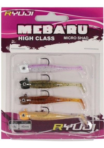 Mebaru Mıcro Shad 65mm 3.8gr Natural Mıx-9614